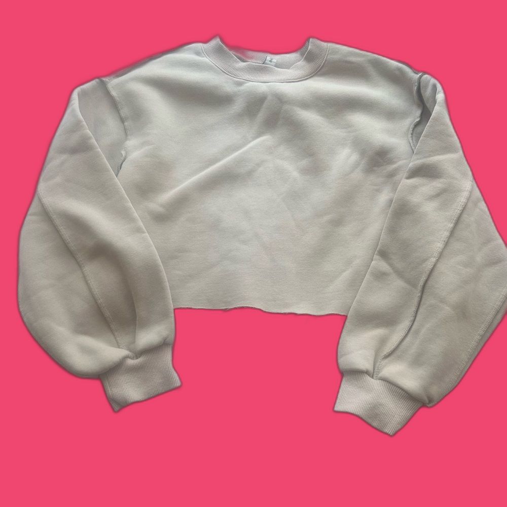 Beige Cropped Sweater